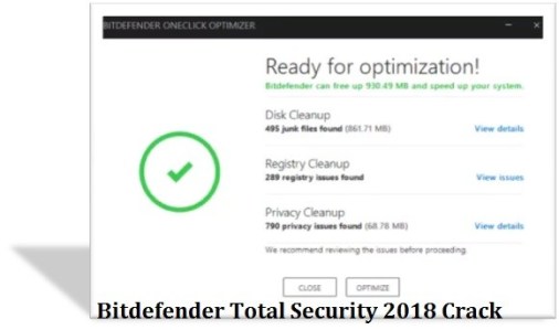 Bitdefender Total Security 2019 Key 1 Year
